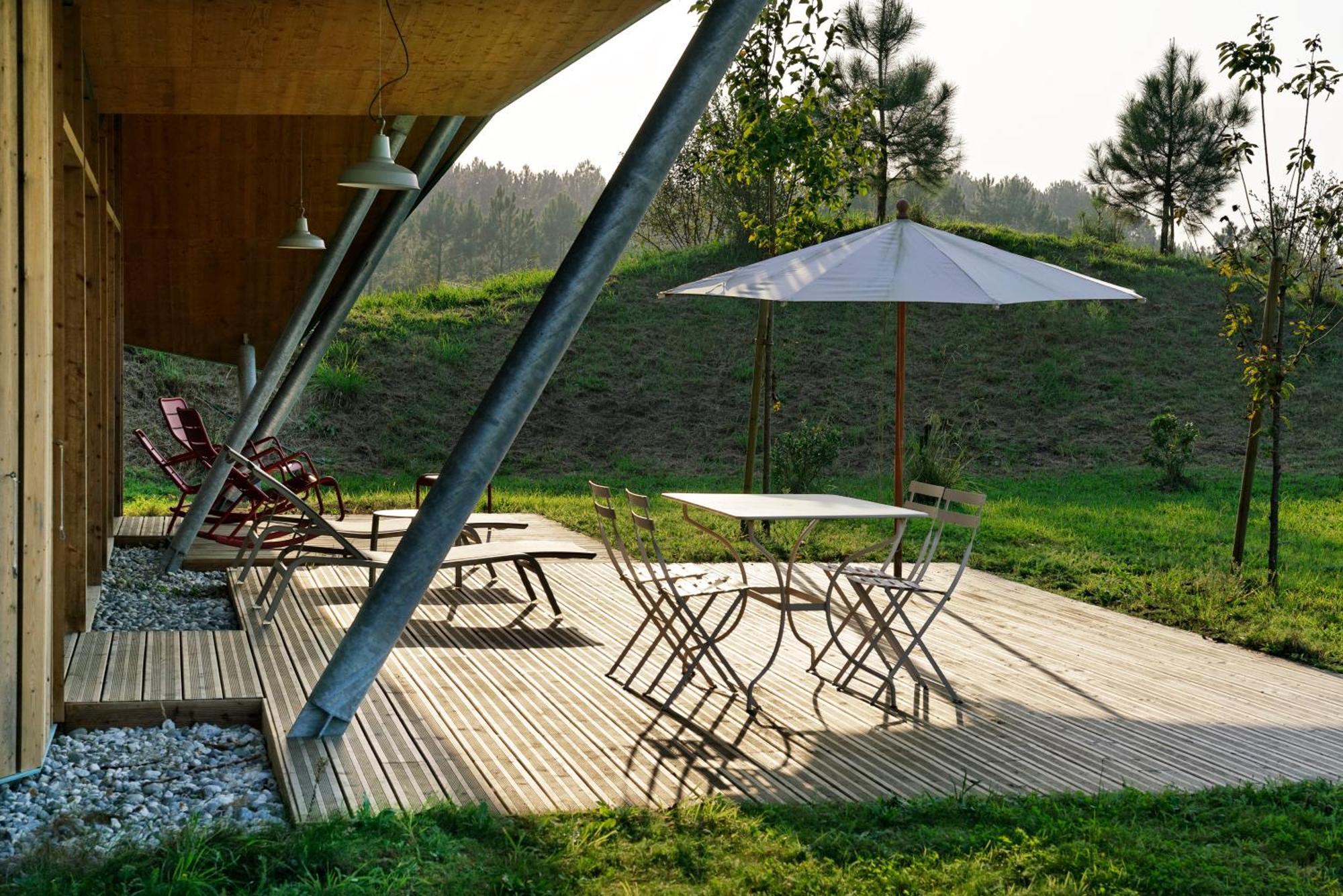 Les Echasses Golf & Surf Eco Lodge Saubion Exterior foto